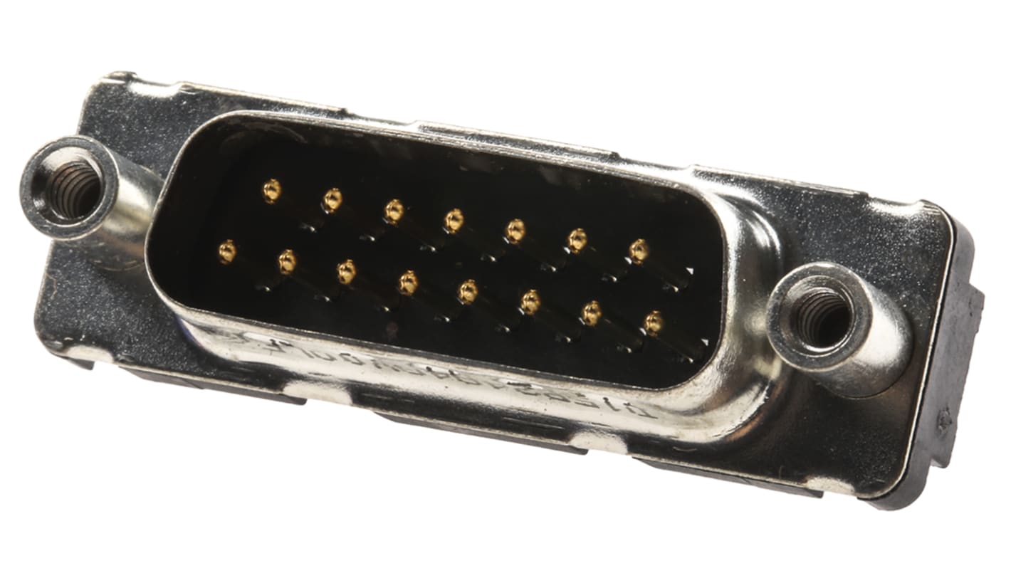 D15P24A4GV00LF | Amphenol FCI Delta D Series, 15 Way Through Hole PCB D ...