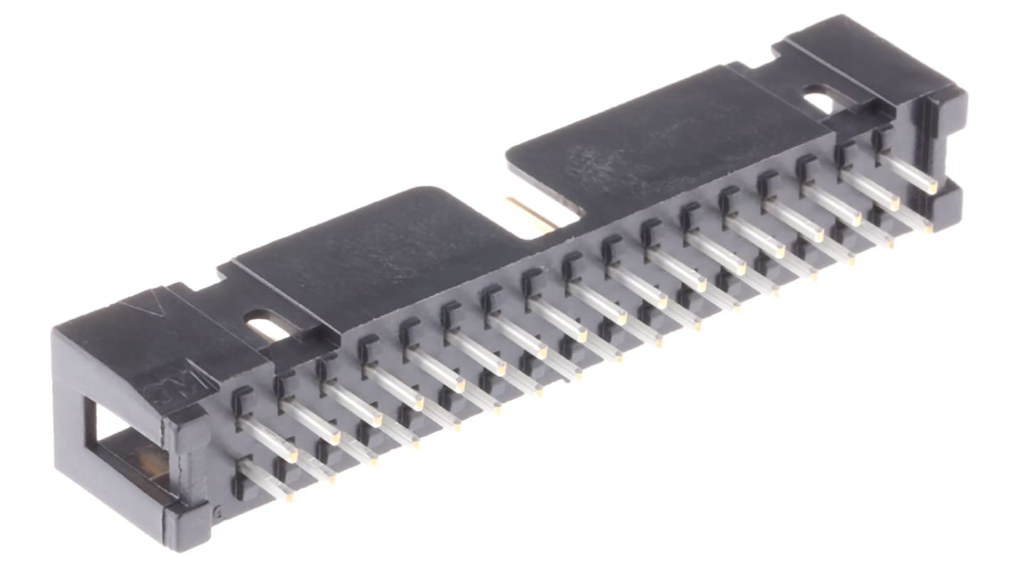 3M 2500 Series Straight Through Hole PCB Header, 34 Contact(s), 2.54mm Pitch, 2 Row(s), Shrouded