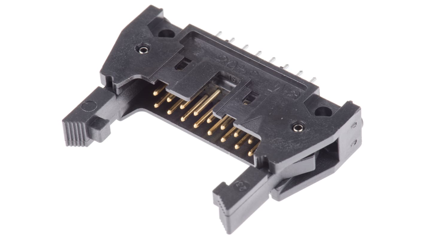 3M 3000 Series Straight Through Hole PCB Header, 16 Contact(s), 2.54mm Pitch, 2 Row(s), Shrouded