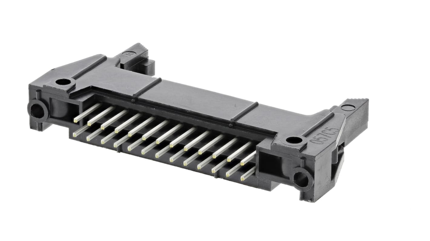 3M 3000 Series Straight Through Hole PCB Header, 26 Contact(s), 2.54mm Pitch, 2 Row(s), Shrouded