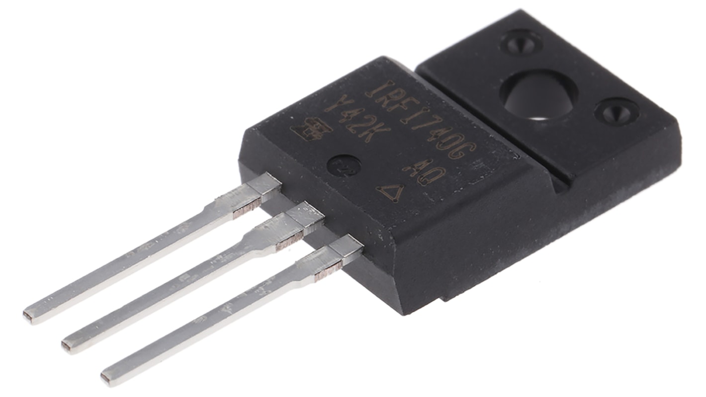 Vishay Nチャンネル MOSFET400 V 5.4 A スルーホール パッケージTO-220FP 3 ピン