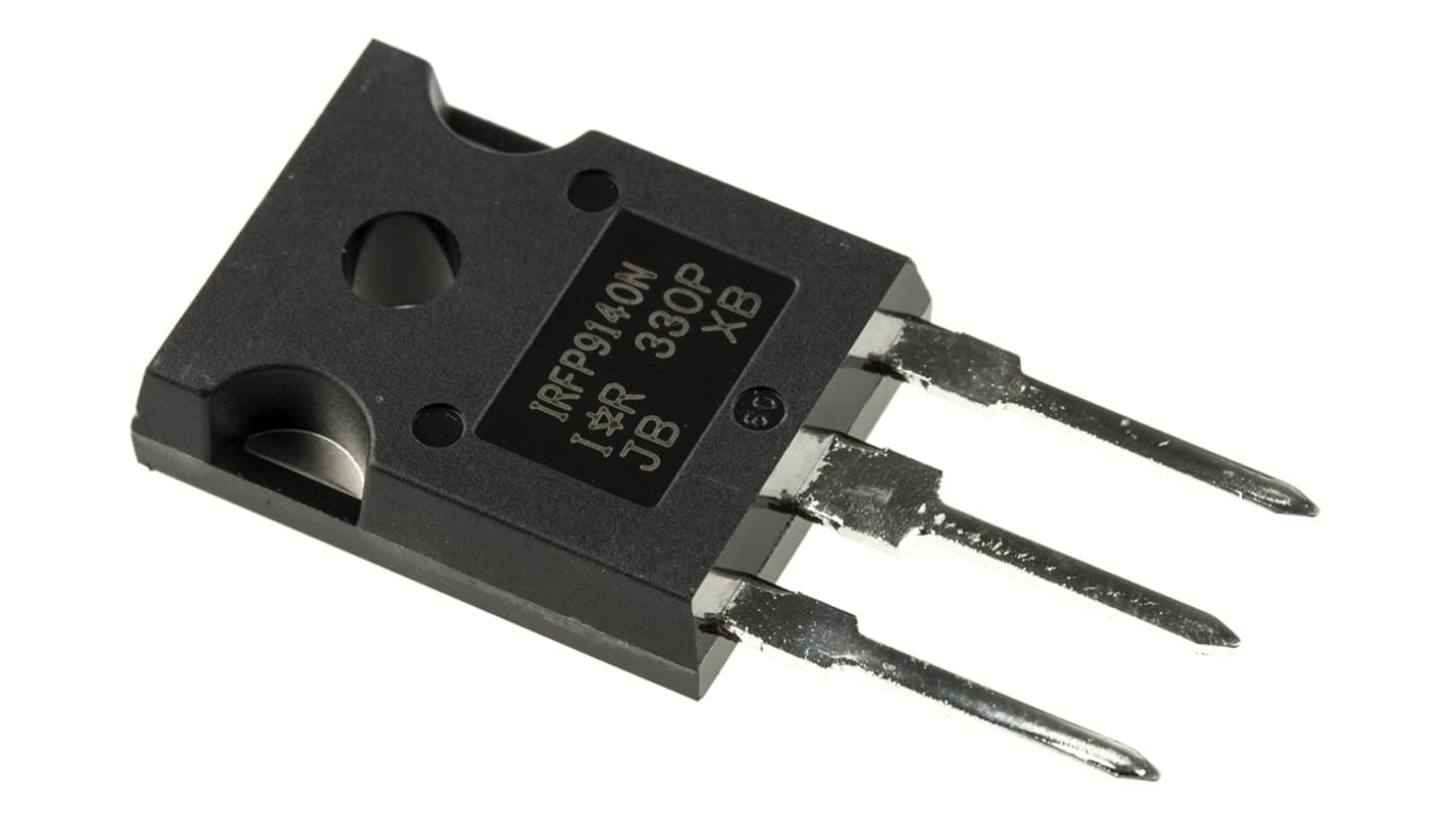 Infineon HEXFET IRFP9140NPBF P-Kanal, THT MOSFET 100 V / 23 A 140 W, 3-Pin TO-247AC