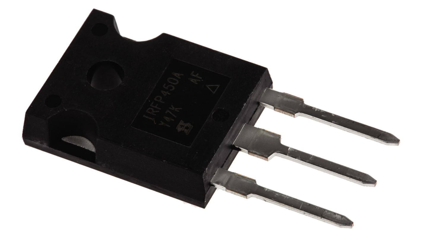 MOSFET Vishay IRFP450APBF, VDSS 500 V, ID 14 A, TO-247AC de 3 pines, , config. Simple