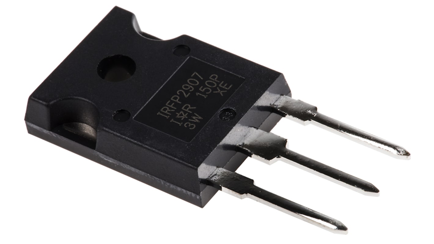 MOSFET Infineon IRFP2907PBF, VDSS 75 V, ID 209 A, TO-247AC de 3 pines, , config. Simple