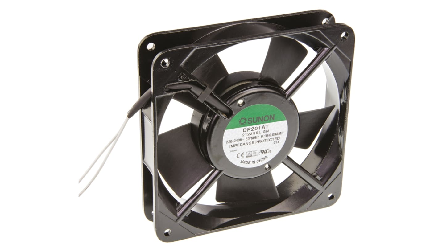 Sunon axiális ventilátor, 230 V AC, 120 x 120 x 25mm, 136m³/h, 2500rpm