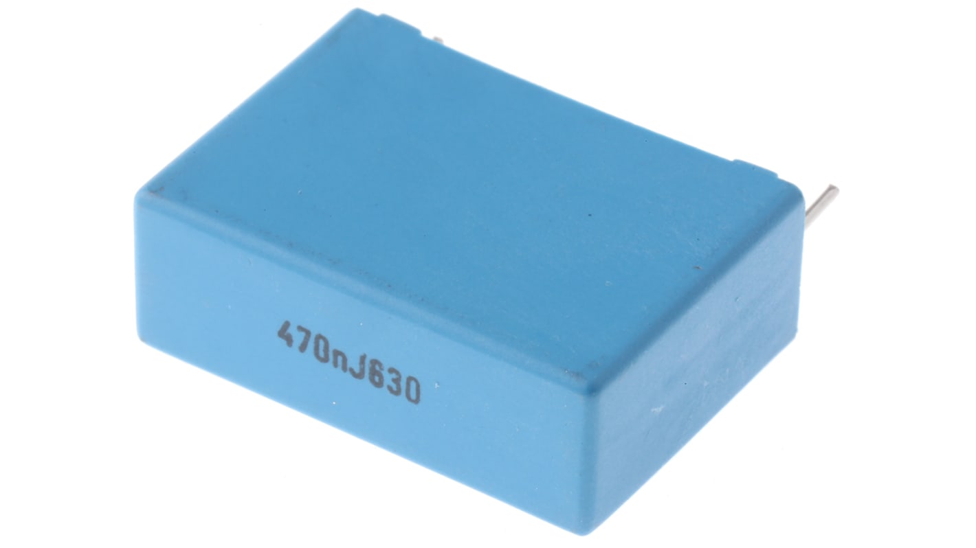 KEMET PHE450 Metallised Polypropylene Film Capacitor, 400 V ac, 630 V dc, ±5%, 470nF, Through Hole