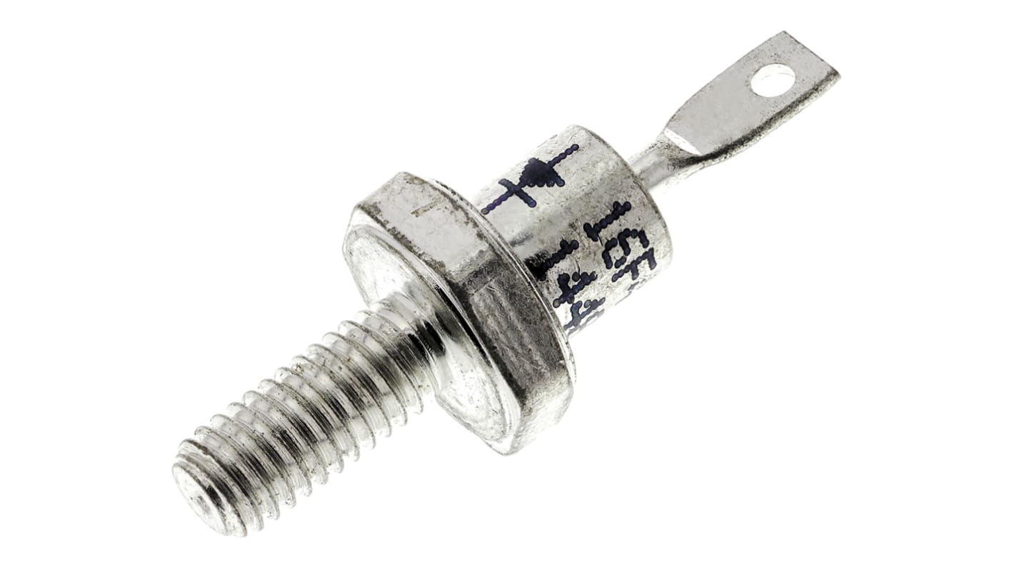 Vishay Schraub Diode Kathoden-Bolzen, 400V / 16A, 2-Pin DO-4