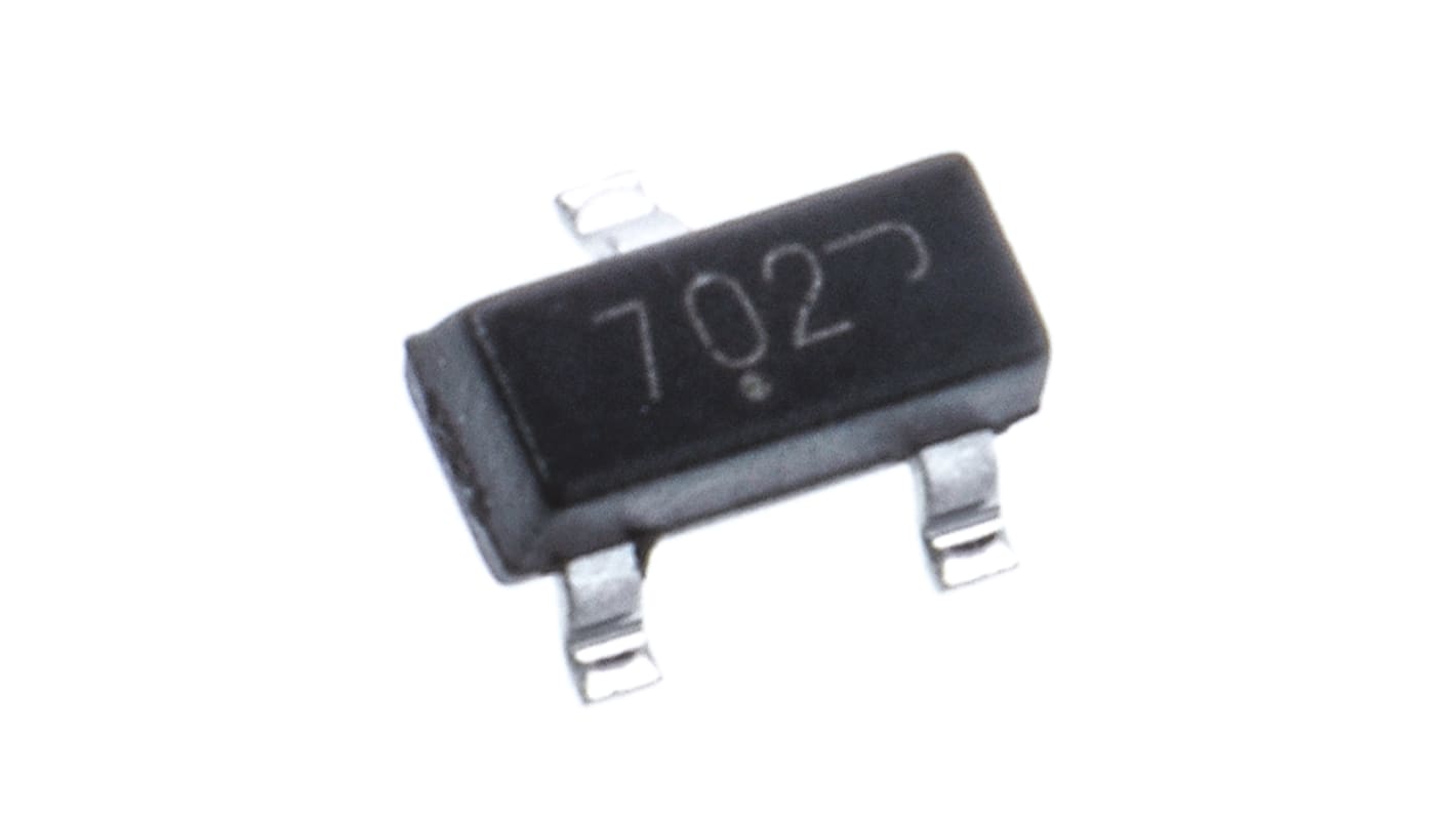 MOSFET onsemi canal N, SOT-23 115 mA 60 V, 3 broches