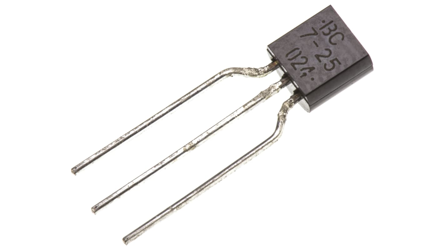 onsemi BC327-025G PNP Bipolar Transistor, 800 mA, 45 V, 3-Pin TO-92