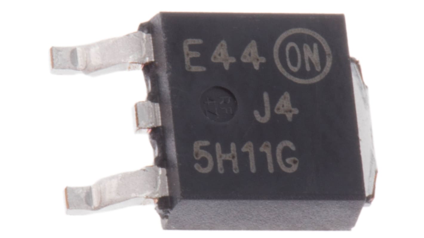 onsemi MJD45H11G SMD, PNP Transistor –80 V / -8 A 90 MHz, DPAK (TO-252) 3-Pin