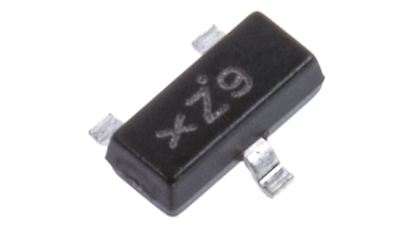 onsemi Nチャンネル MOSFET60 V 500 mA 表面実装 パッケージSOT-23 3 ピン