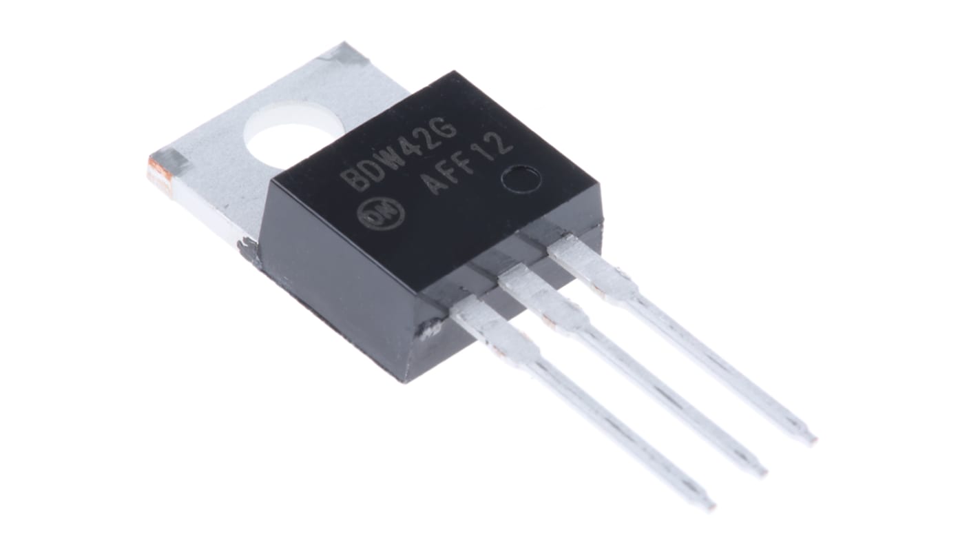 onsemi NPN Darlington-Transistor 100 V 15 A HFE:250, TO-220AB 3-Pin Einfach