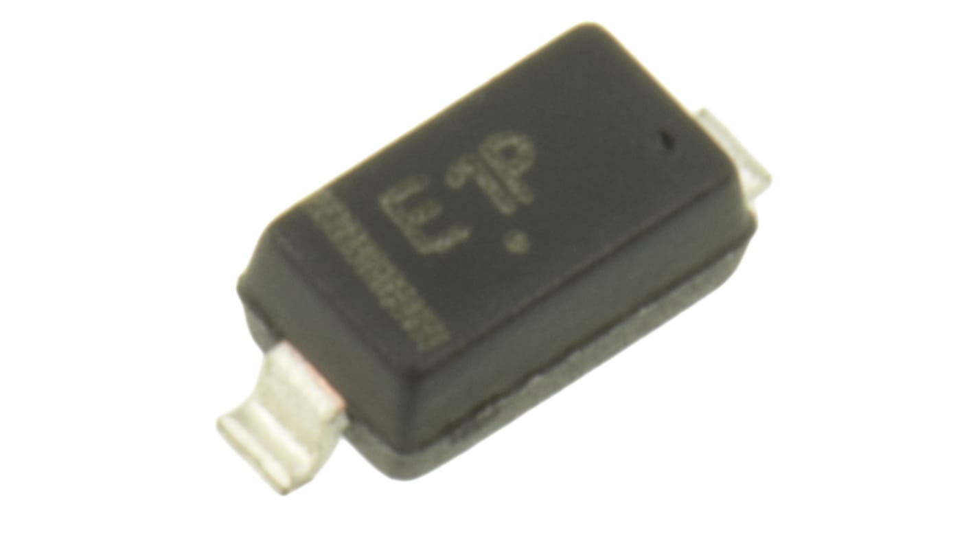 onsemi 2.69 x 1.6 x 1.12mm Egyszeres MMSZ5231BT1G +150 °C 500 mW 5μA 17Ω -55 °C Felületre szerelhető 5.1V 1 SOD-123 2