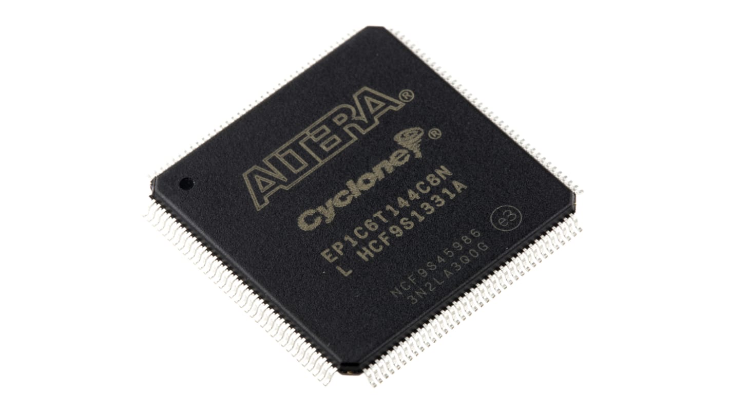 Altera FPGA EP1C6T144C8N, Cyclone 5980 Cells, 5980 Blocks, 144-Pin TQFP