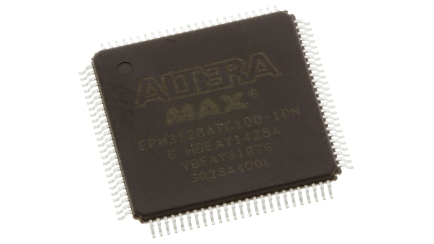 Altera Programmierbare Logik MAX 3000A 128 Makrozellen 80 I/O EEPROM ISP, TQFP 100-Pin