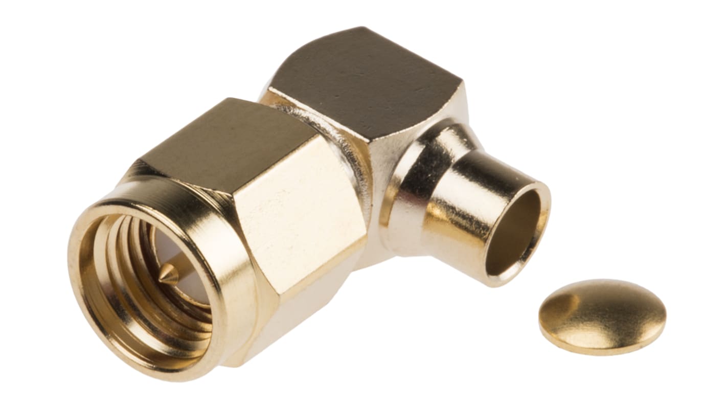 RS PRO Stecker Koaxialsteckverbinder SMA-Steckverbinder, Kabelmontage, Löt-Anschluss, für RG402-Kabel, 50Ω,