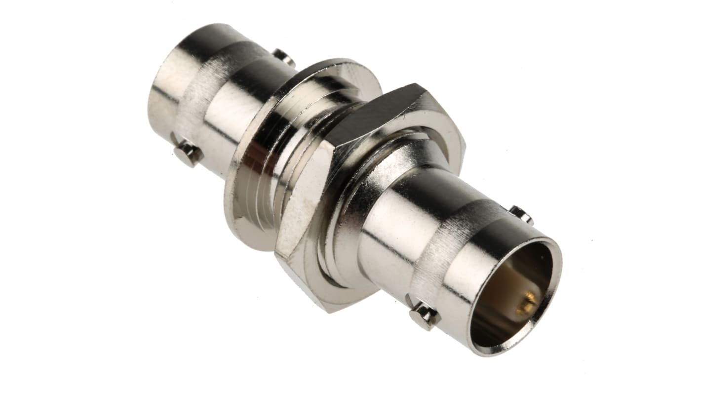 Adaptateur coaxial RS PRO BNC Femelle vers Coaxial Femelle, Droit, 75Ω 1GHz