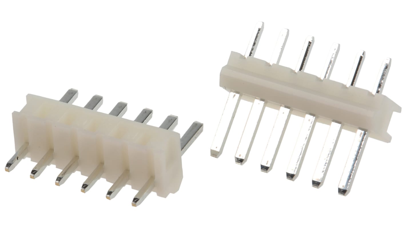 JST ピンヘッダ 6極 2.5mm 1列 B6P-SHF-1AA (LF)(SN) | RS