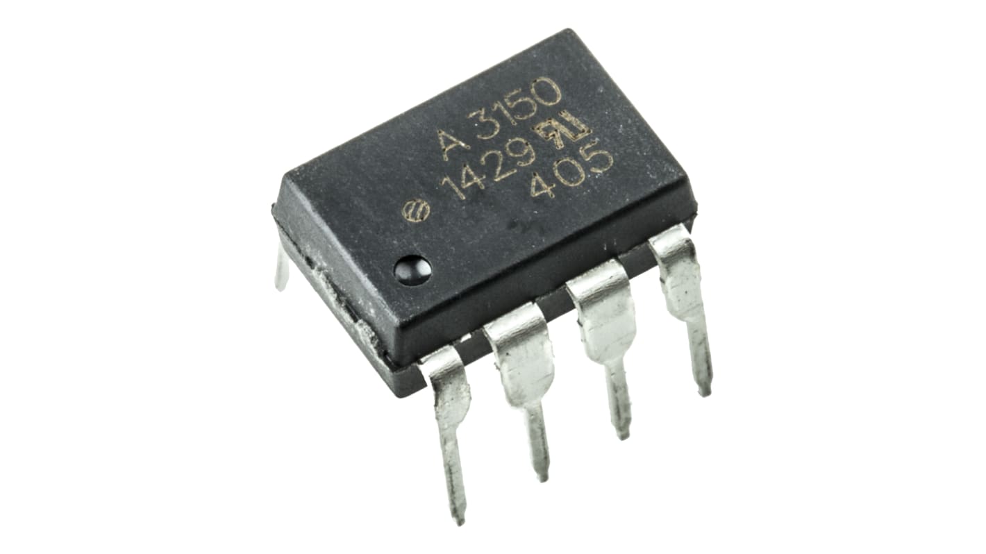 Transoptor HCPL-3150-000E z tranzystorem 1-kanałowy DC DIP 8 Broadcom