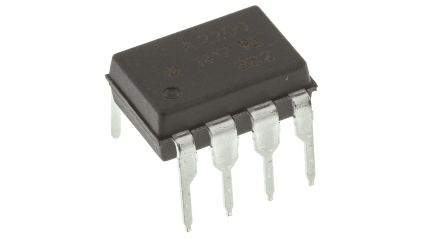 Optoacoplador Broadcom HCPL de 1 canal, Vf= 1.75V, Viso= 3,75 kVrms, IN. DC, OUT. Puerta Lógica, mont. pasante,