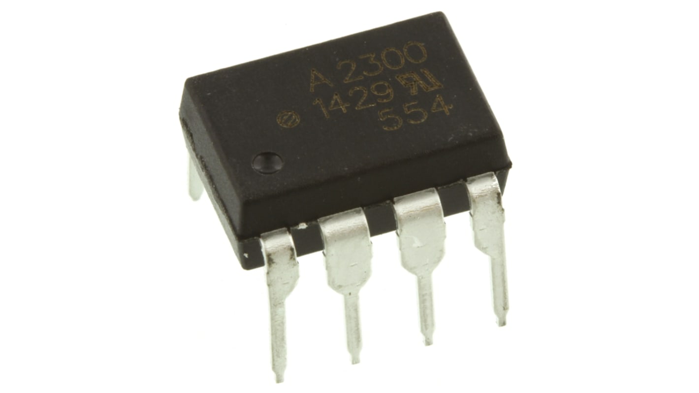 Optoacoplador Broadcom HCPL, Vf= 1.65V, Viso= 3750 V ac, IN. DC, OUT. Puerta Lógica, mont. pasante, encapsulado DIP, 8