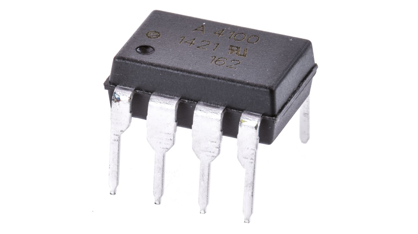 Broadcom, HCPL-4100-000E DC Input Transistor Output Optocoupler, Through Hole, 8-Pin DIP