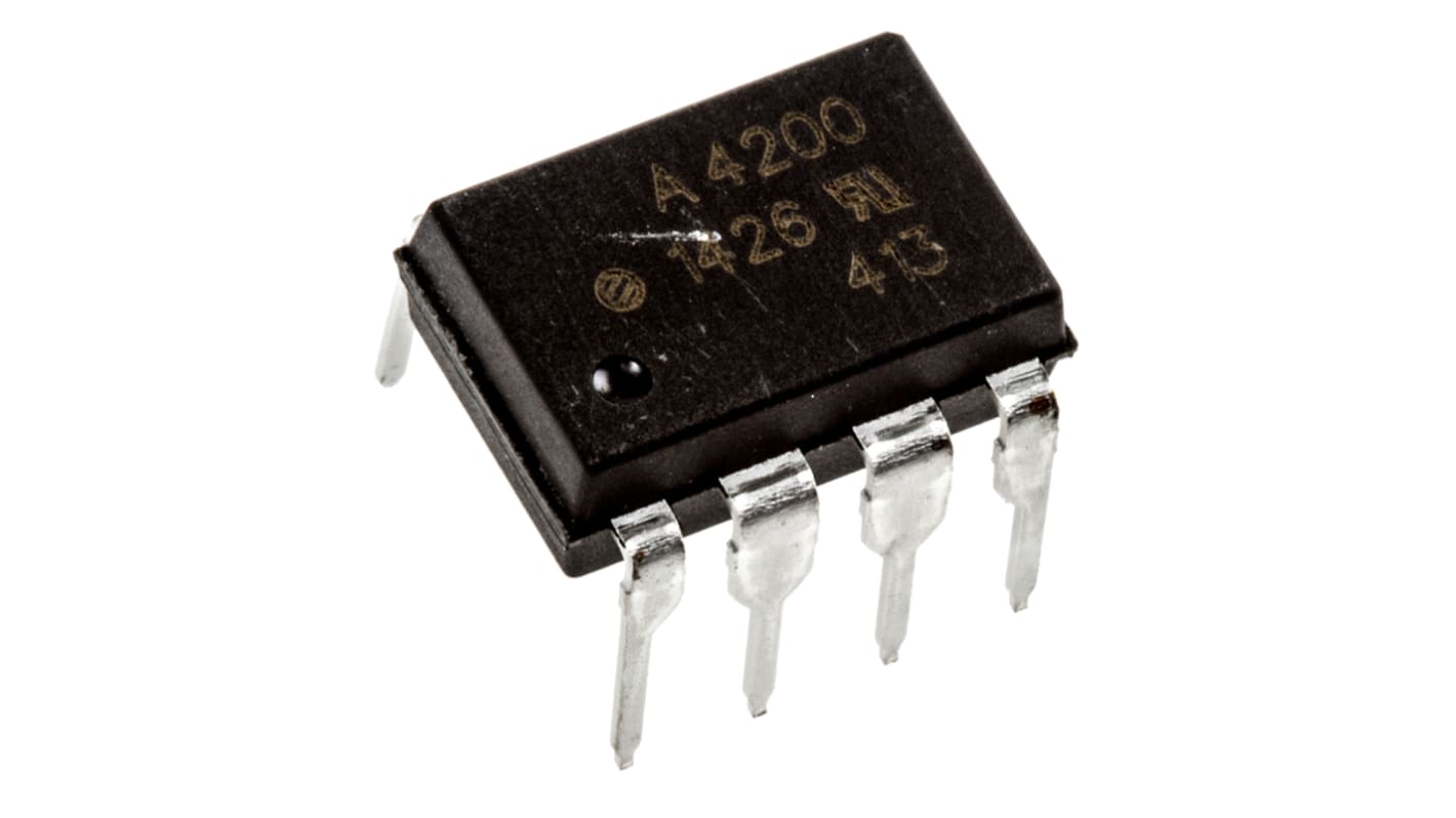 Broadcom THT Optokoppler DC-In / Logikgatter-Out, 8-Pin PDIP, Isolation 3,75 kV eff