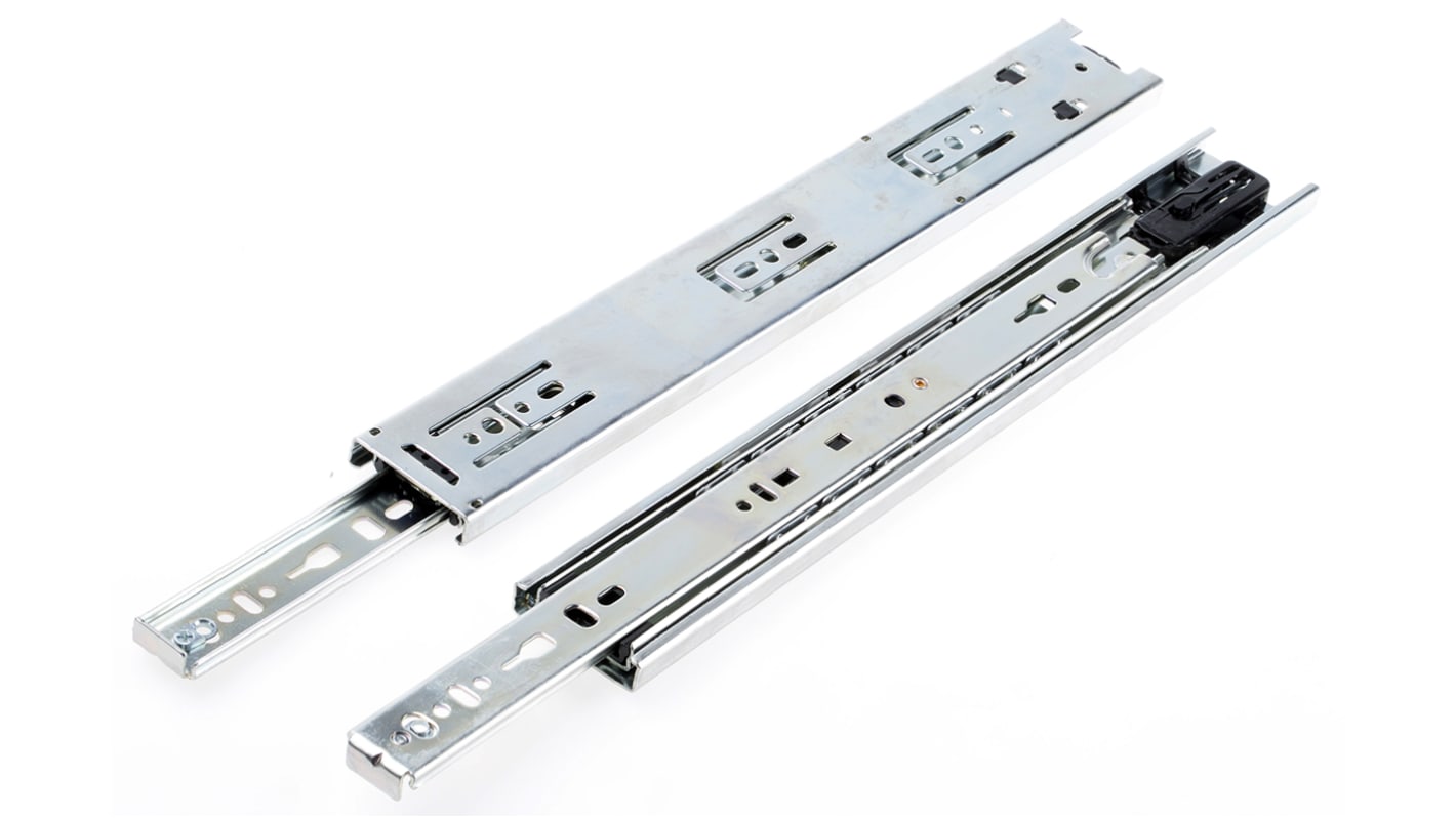 DZ38320035SCRS Accuride Telescopic Rail, 350mm Depth, 50kg Max Load