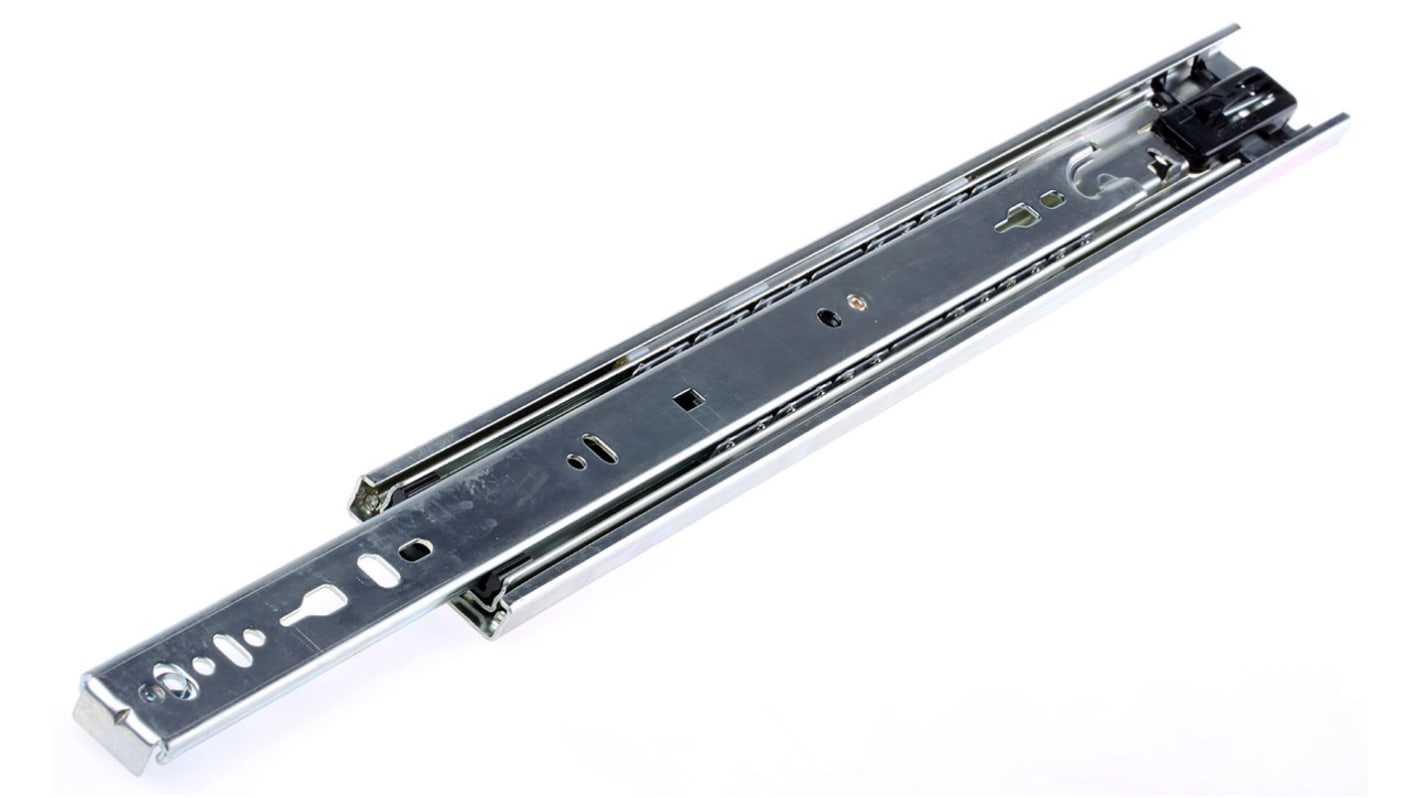 Accuride 伸縮式スライド 亜鉛めっき鋼 深さ 400mm 幅 12.7mm 高さ 45.7mm DZ3832