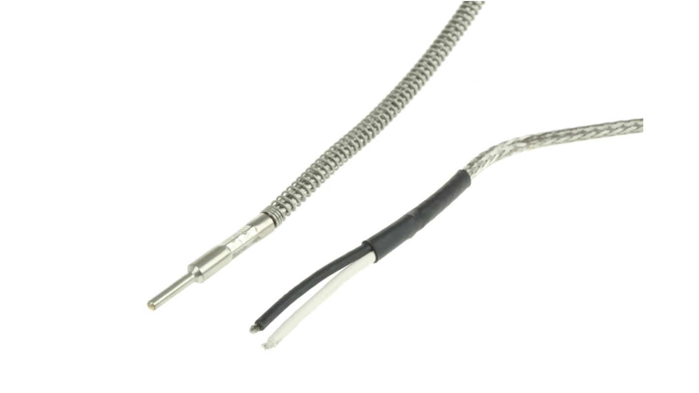 Correge Type J Thermocouple 35mm Length, 2.5mm Diameter → +600°C