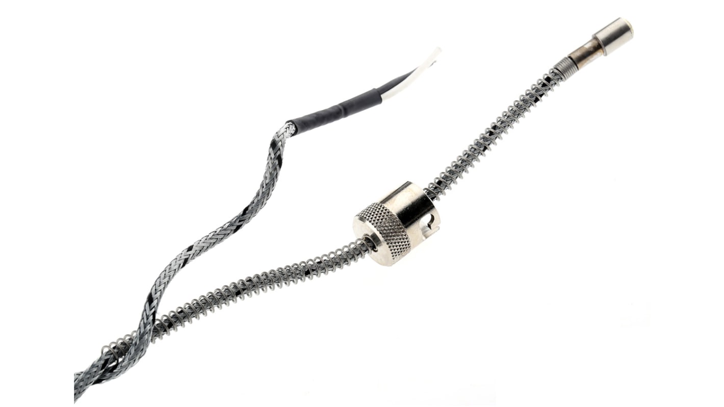 Thermocouple Correge type J Ø 8mm, L 2m, +400°C max à Câble