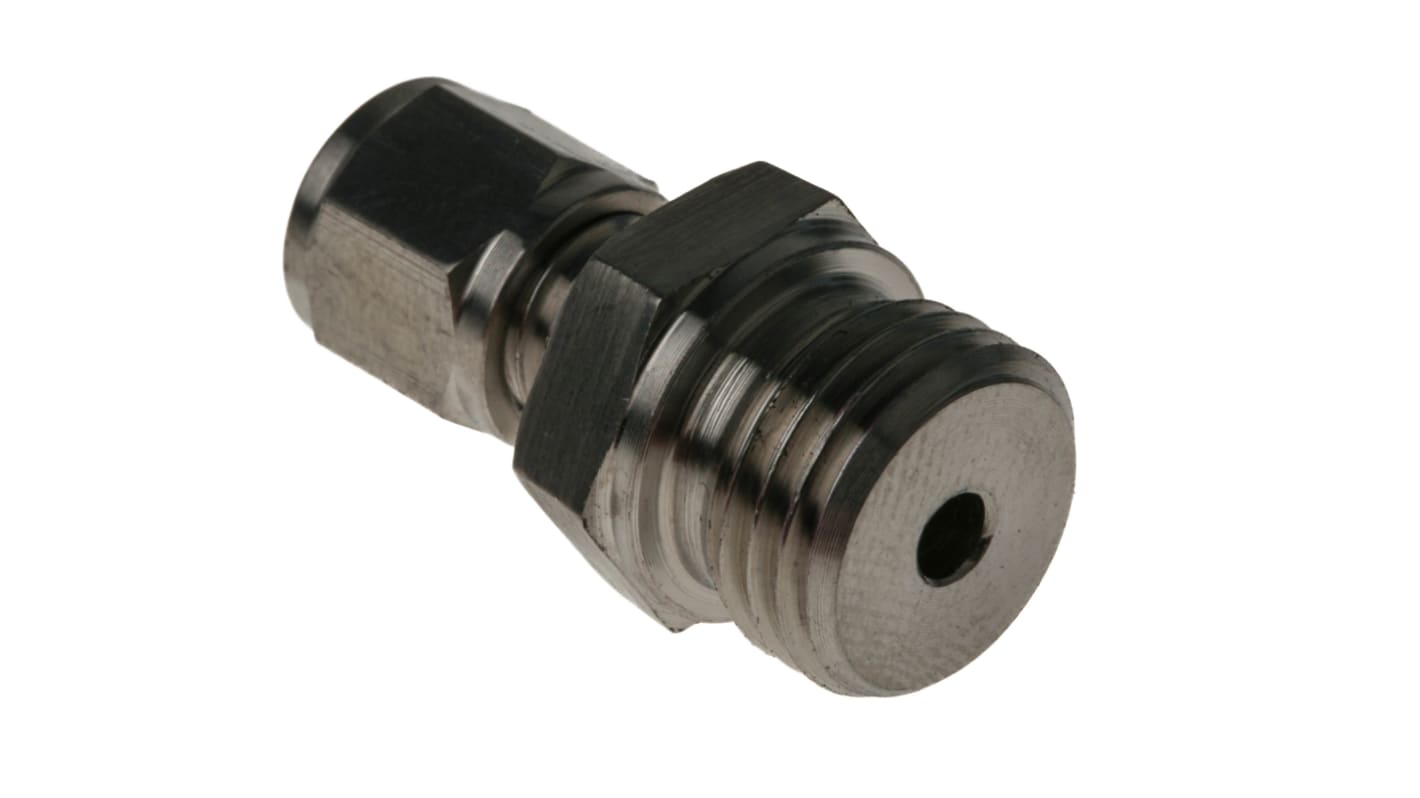 RS PRO Thermocouple Compression Fitting for Use with Thermocouple, 1/4 BSP, 3mm Probe, RoHS Compliant Standard