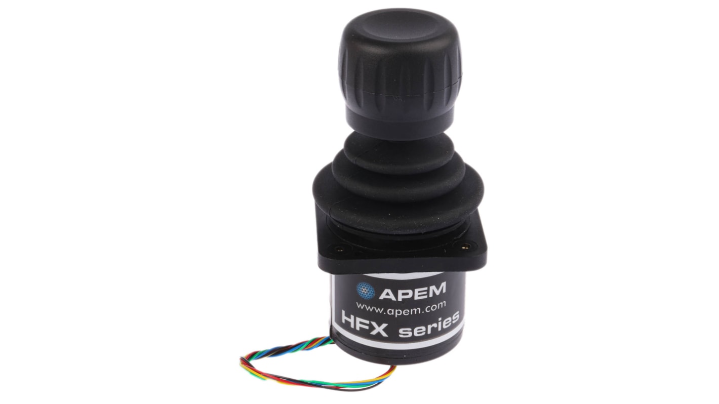 CH Products Hall-Effekt-Joystick, 3-Achsen Hall Effekt, 5V / 10 mA @ 5 V ac, IP65, IP68 Griff Typ Knopf