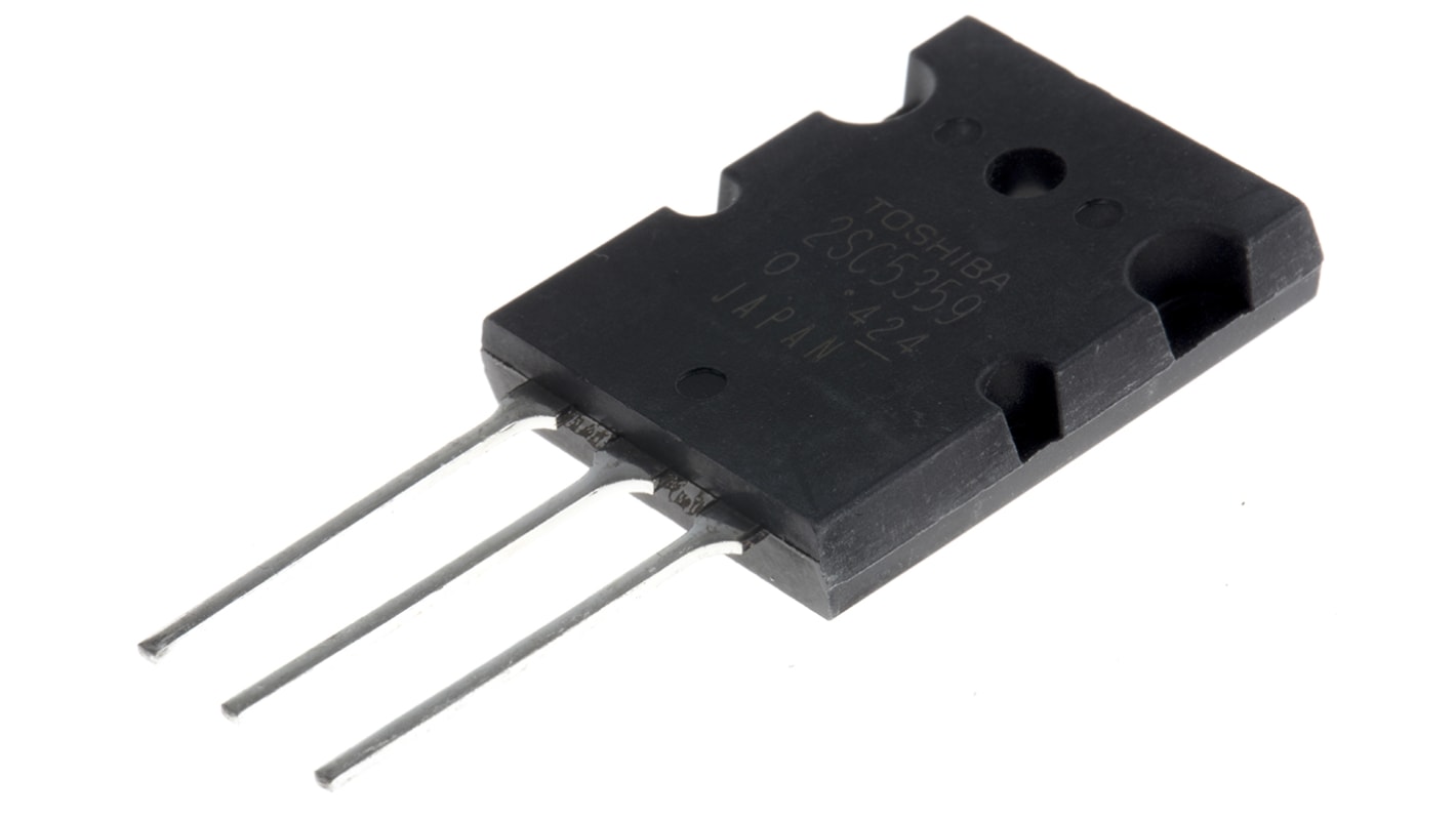 Toshiba 2SC5359-O(Q) THT, NPN Transistor 230 V / 15 A 30 MHz, TO-3PL 3-Pin