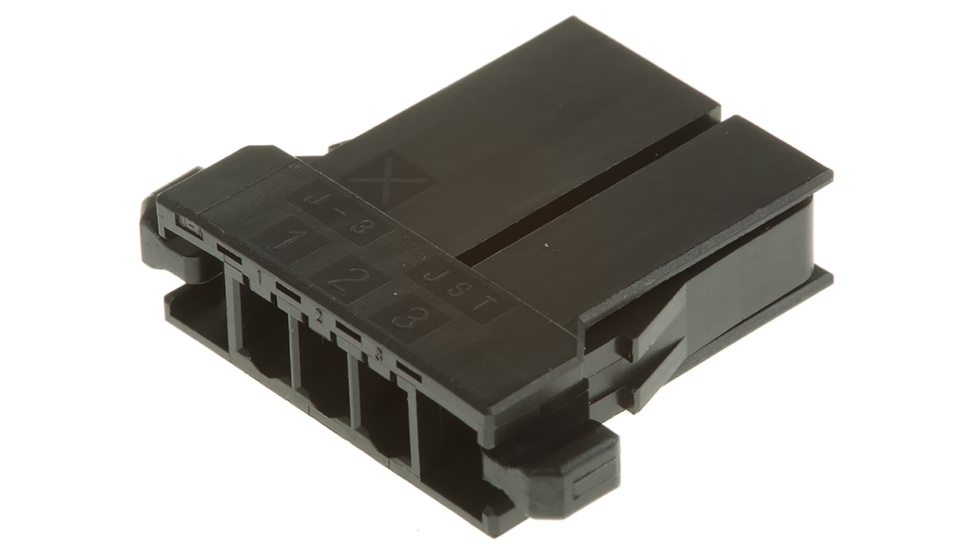 Carcasa de conector JST F31FSS-03V-KX, paso: 3.81mm, 3 contactos, , 1 fila filas, Recto, Hembra