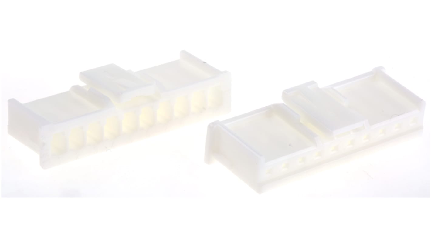 JST, XA Female Connector Housing, 2.5mm Pitch, 10 Way, 1 Row