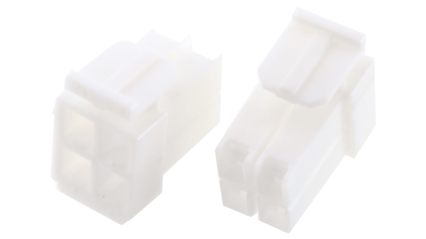 JST, XL Male Connector Housing, 4 Way, 2 Row