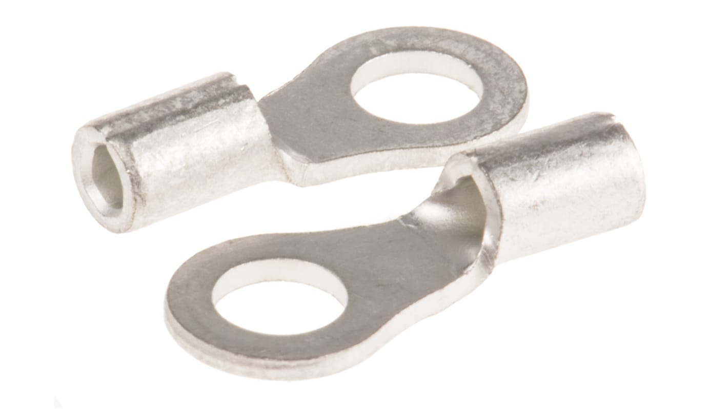 JST Uninsulated Ring Terminal, 3.5mm Stud Size, 0.25mm² to 1.65mm² Wire Size