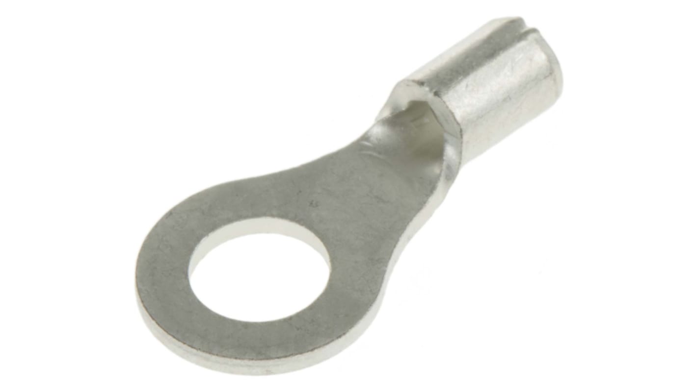 JST Uninsulated Ring Terminal, 4mm Stud Size, 0.25mm² to 1.65mm² Wire Size