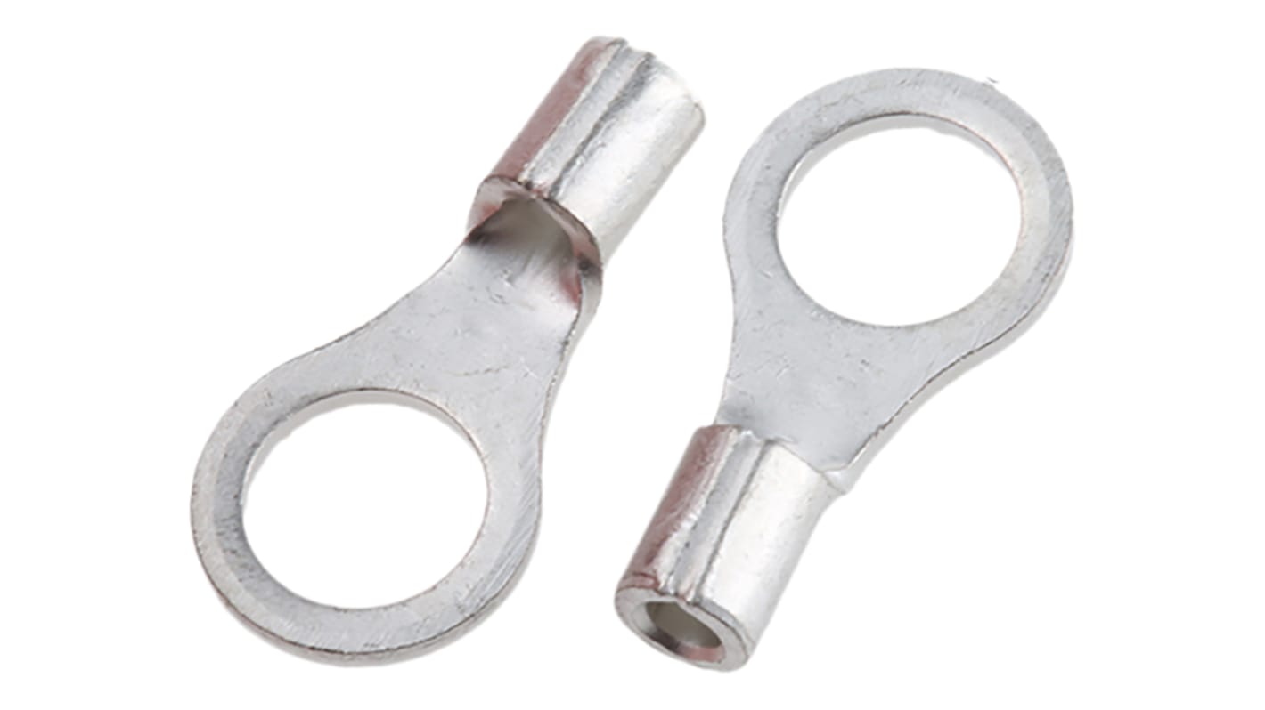 JST Uninsulated Ring Terminal, 5mm Stud Size, 0.25mm² to 1.65mm² Wire Size