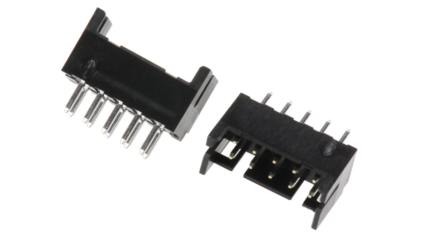 Conector macho para PCB Hirose serie DF11 de 10 vías, 2 filas, paso 2.0mm, para soldar, Montaje en orificio pasante