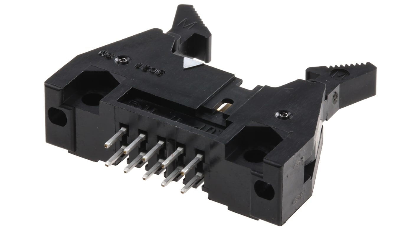 Conector macho para PCB Hirose serie HIF3BA de 10 vías, 2 filas, paso 2.54mm, para soldar, Orificio Pasante