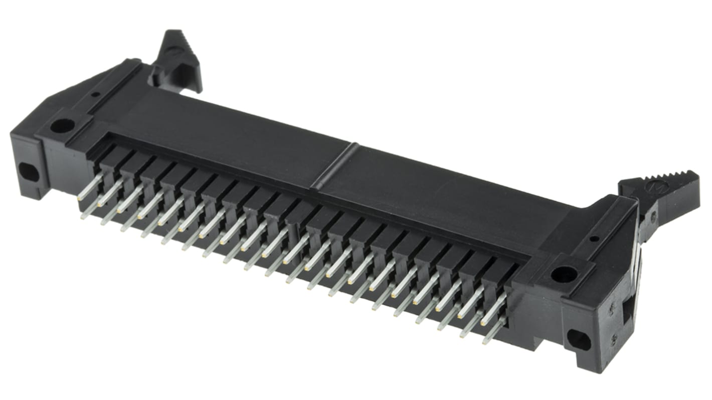 Conector macho para PCB Hirose serie HIF3B de 40 vías, 2 filas, paso 2.54mm, para soldar, Montaje en orificio pasante