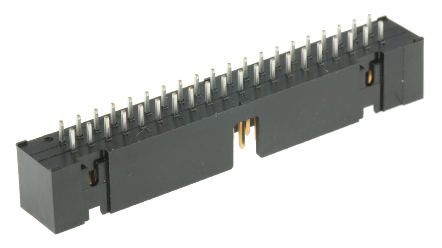 Hirose HIF3FC Series Straight Through Hole PCB Header, 40 Contact(s), 2.54mm Pitch, 2 Row(s), Shrouded