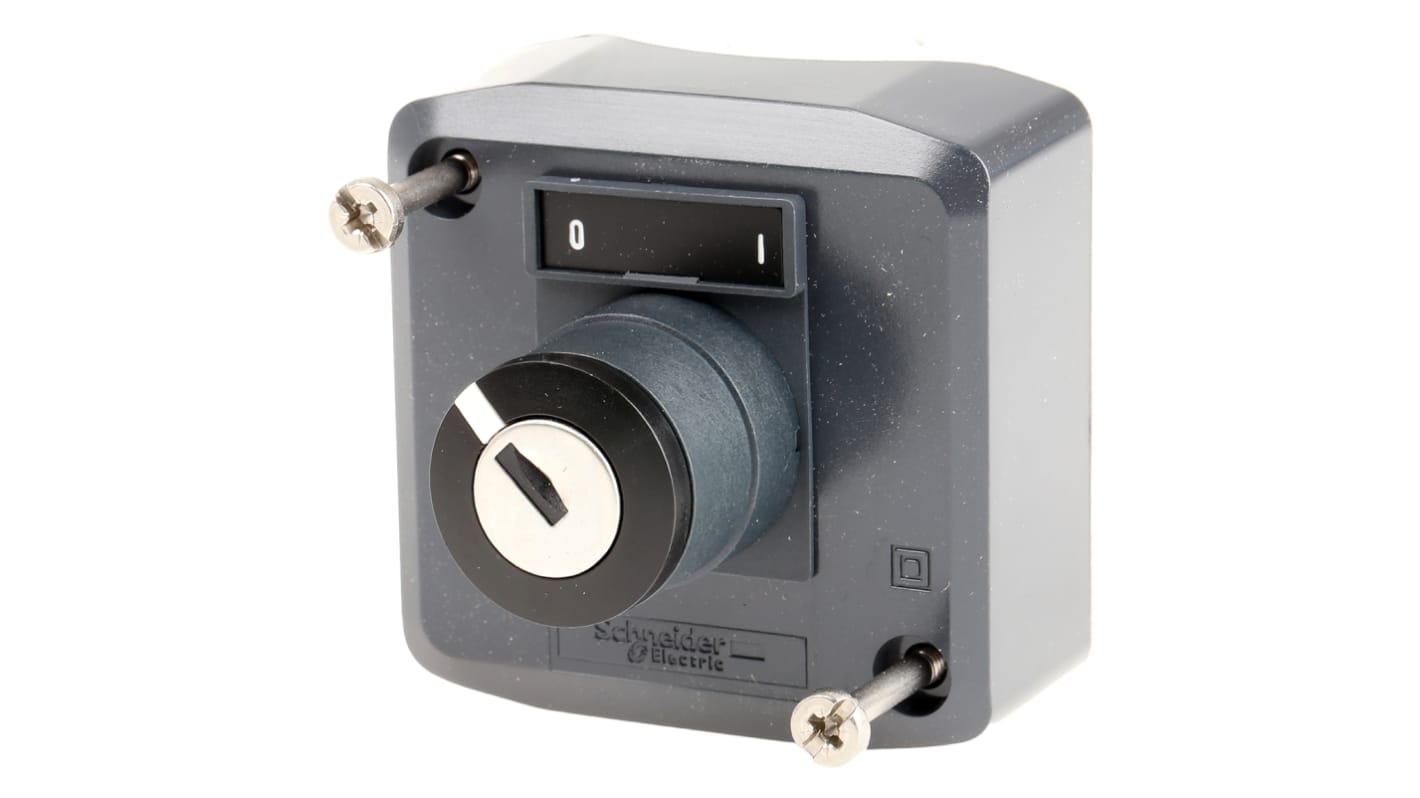 Schneider Electric Control Station Switch - SPDT, Polycarbonate, Grey, IP66, IP67, IP69K