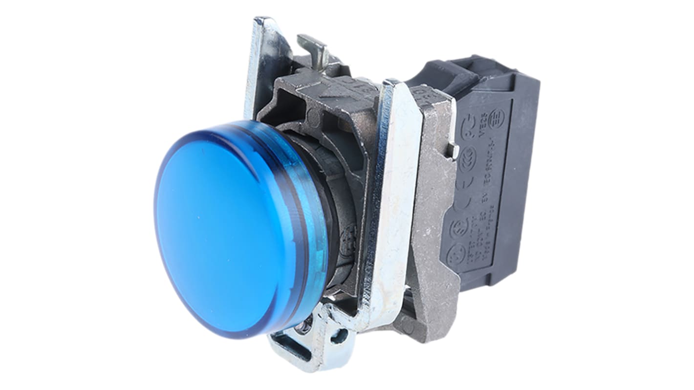 Spia XB4BVM6, LED universale, foro 22mm, Montaggio a pannello