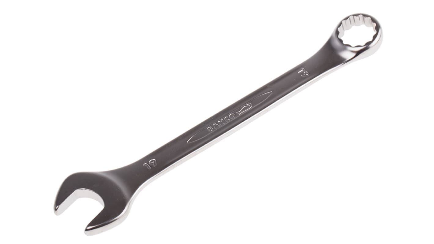 Bahco Combination Spanner, 19mm, Metric, Double Ended, 218 mm Overall