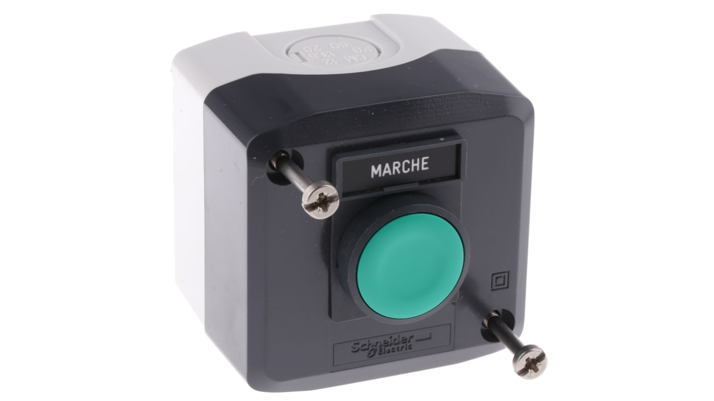 Schneider Electric Spring Return Enclosed Push Button, Polycarbonate, IP66, IP67, IP69K