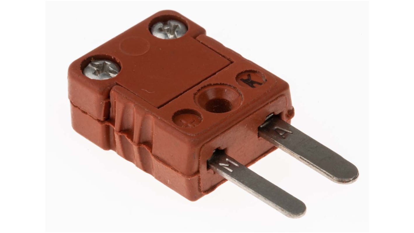 RS PRO High Temperature Thermocouple Connector for Use with Type K Thermocouple, Miniature Size, IEC Standard