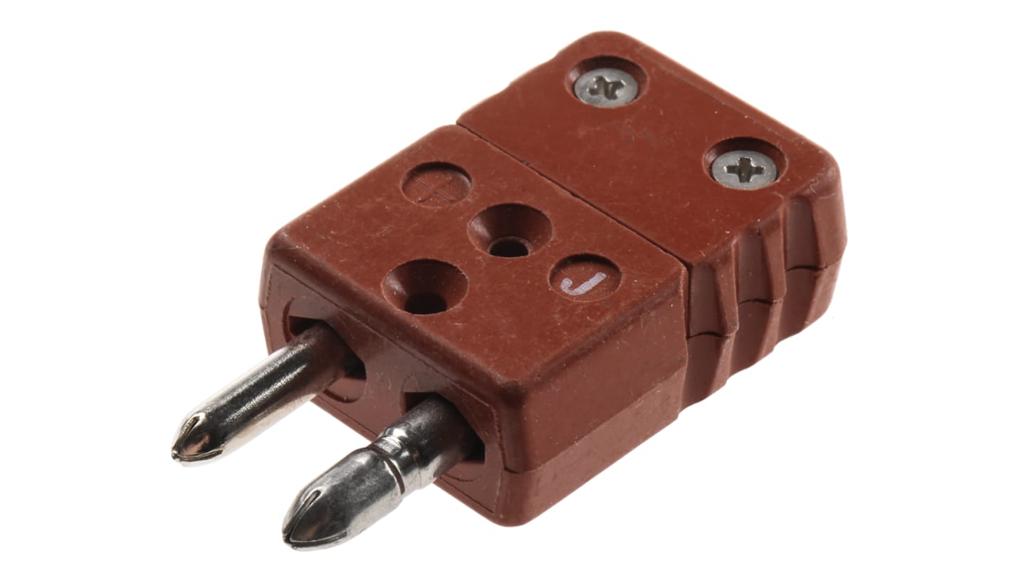 RS PRO High Temperature Thermocouple Connector for Use with Type J Thermocouple, Standard Size, IEC Standard